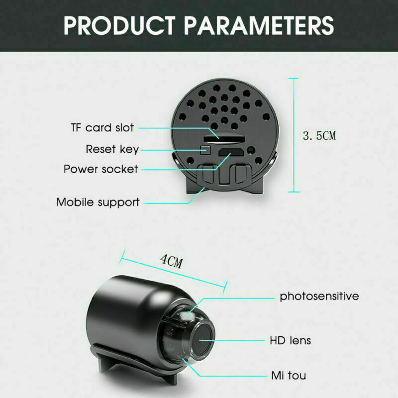 FREE 64G HD Hidden Spy Nanny Camera Wireless Wifi Home Security Night Vision HD 1080P photo 5