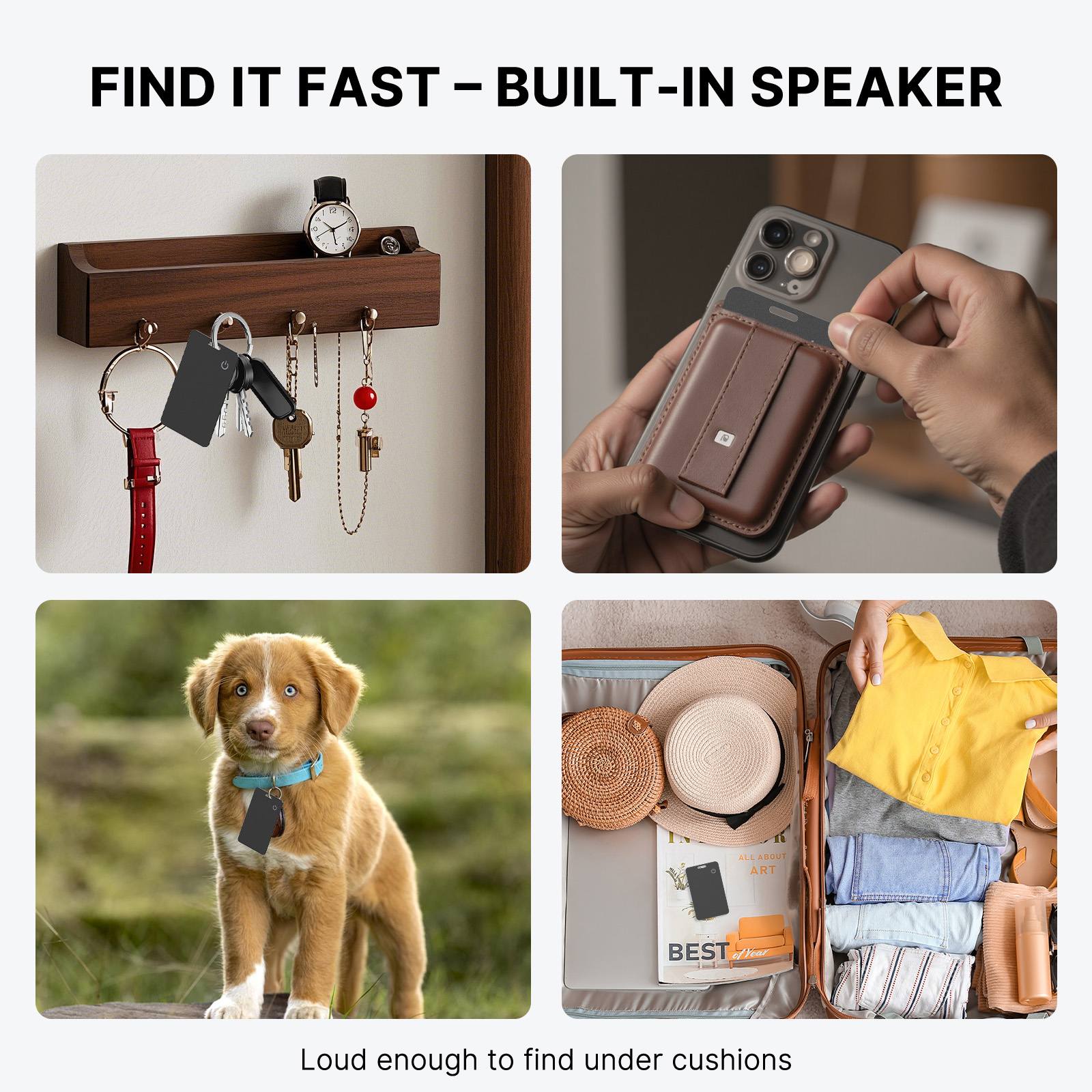 Smart Card Tracker For Find My, Anti-Lost Locator IP68 Waterproof Built-in Speaker, 90-Day Battery Life, Ultra-Slim Wallet Tracker photo 4