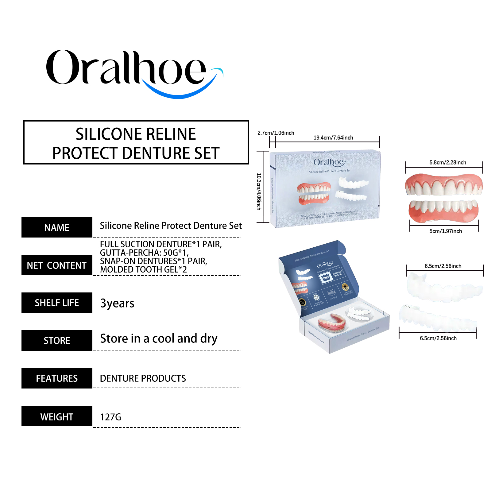 Dental Modification Set 1 Set  1Box, Round Seal Sticker photo 5
