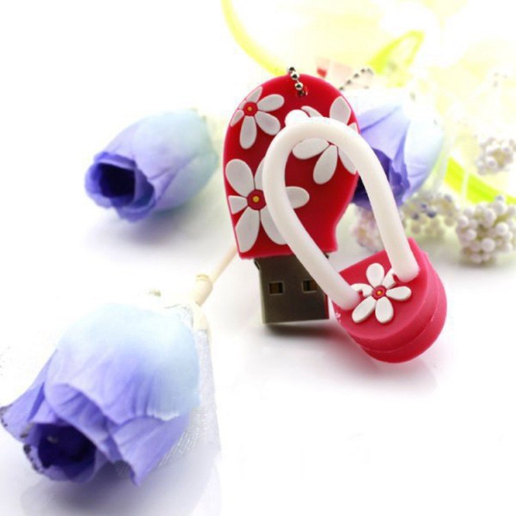 Cartoon Creative Beach Shoes U Disk Fashion Mini Customization photo 5