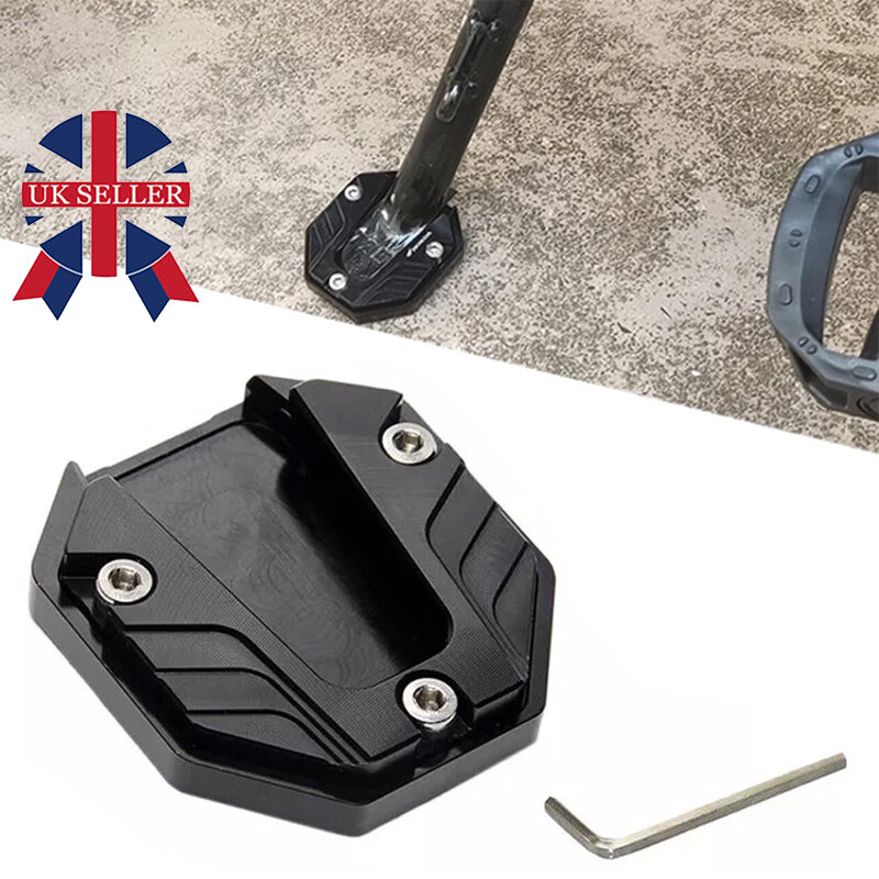 Motorcycle Scooter CNC Side Stand Enlarge Foot Plate Kickstand Extension Pad 1PC photo 5