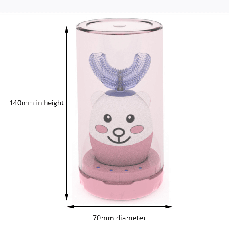 Electric Toothbrush Children U-shaped Head Toothbrush Age 8-12 Kids Gift photo 4