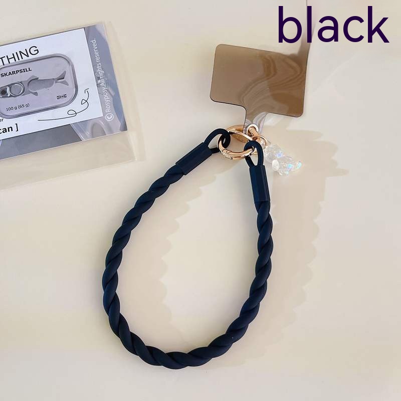 Phone Case Lanyard Suitable For Silicone Split Lanyard Keychain Short Rope Mobile Phone Pendant Gasket photo 5