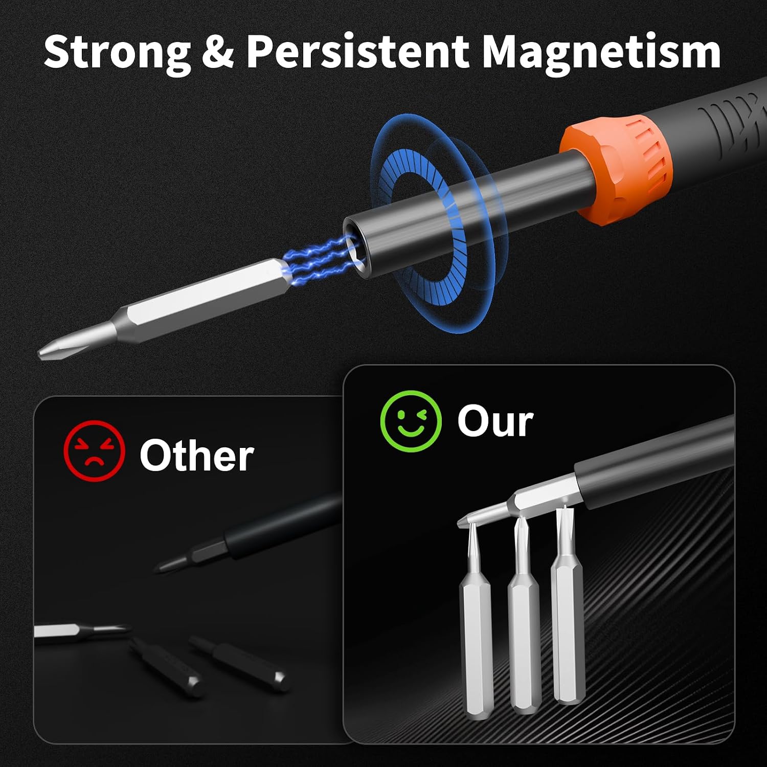 64-in-1 Magnetic Micro Screwdriver Set, Precision Hand Tool Kit With Torx Bits, Compact Repair Set For Electronics, Gadgets & More photo 4