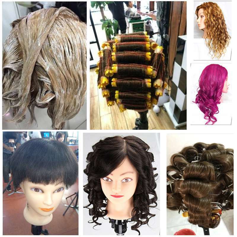 Die Head Hairdressing Real Hair Styling Haircut Perm Dye photo 5
