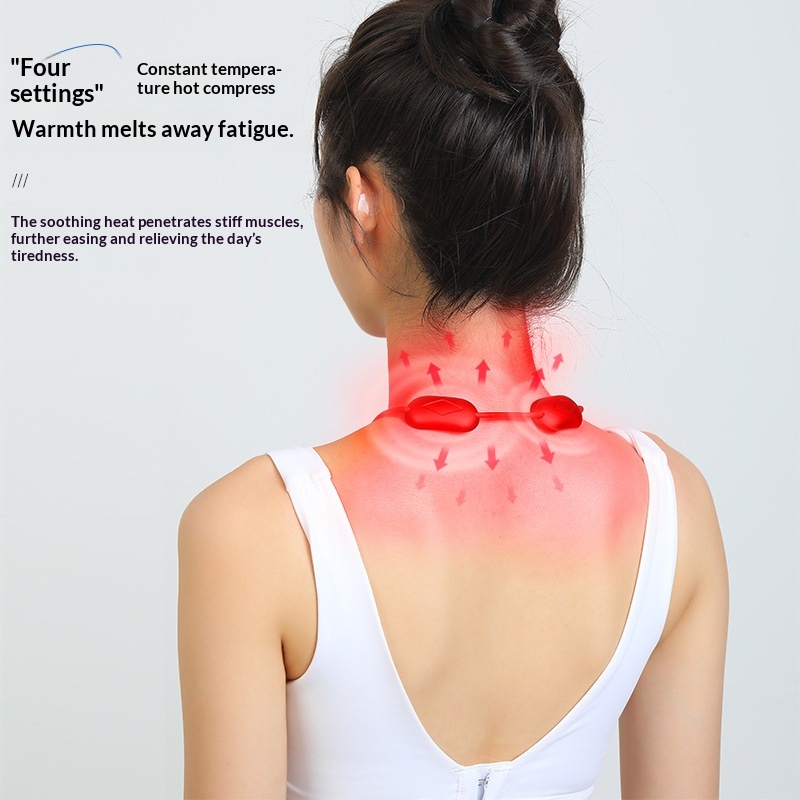 Pendant Cervical Vertebra Massage Instrument Pulse Hot Compress Cervical Vertebra Massage Portable Neck Cervical Vertebra Massage Instrument Cross-border Cervical Vertebra Instrument photo 6