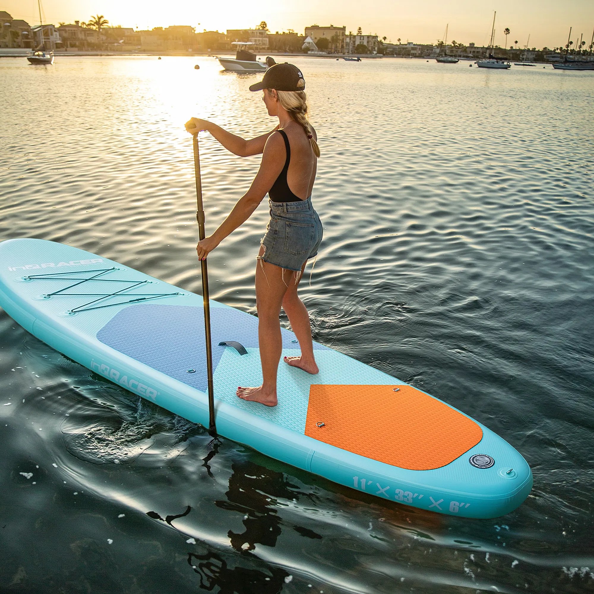 10 6 Inflatable Stand Up Paddle Board With Free Premium SUP Accessories & Backpack photo 4