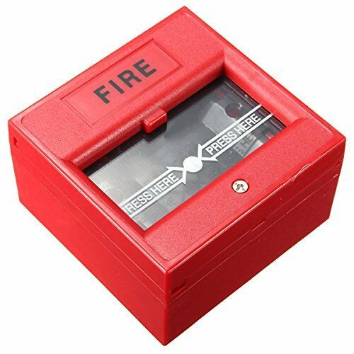 Wired Security Button Hand Breaking Glass Emergency Fire Alarm photo 1