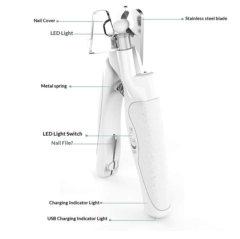 Rechargeable LED Pet Nail Clipper photo 8