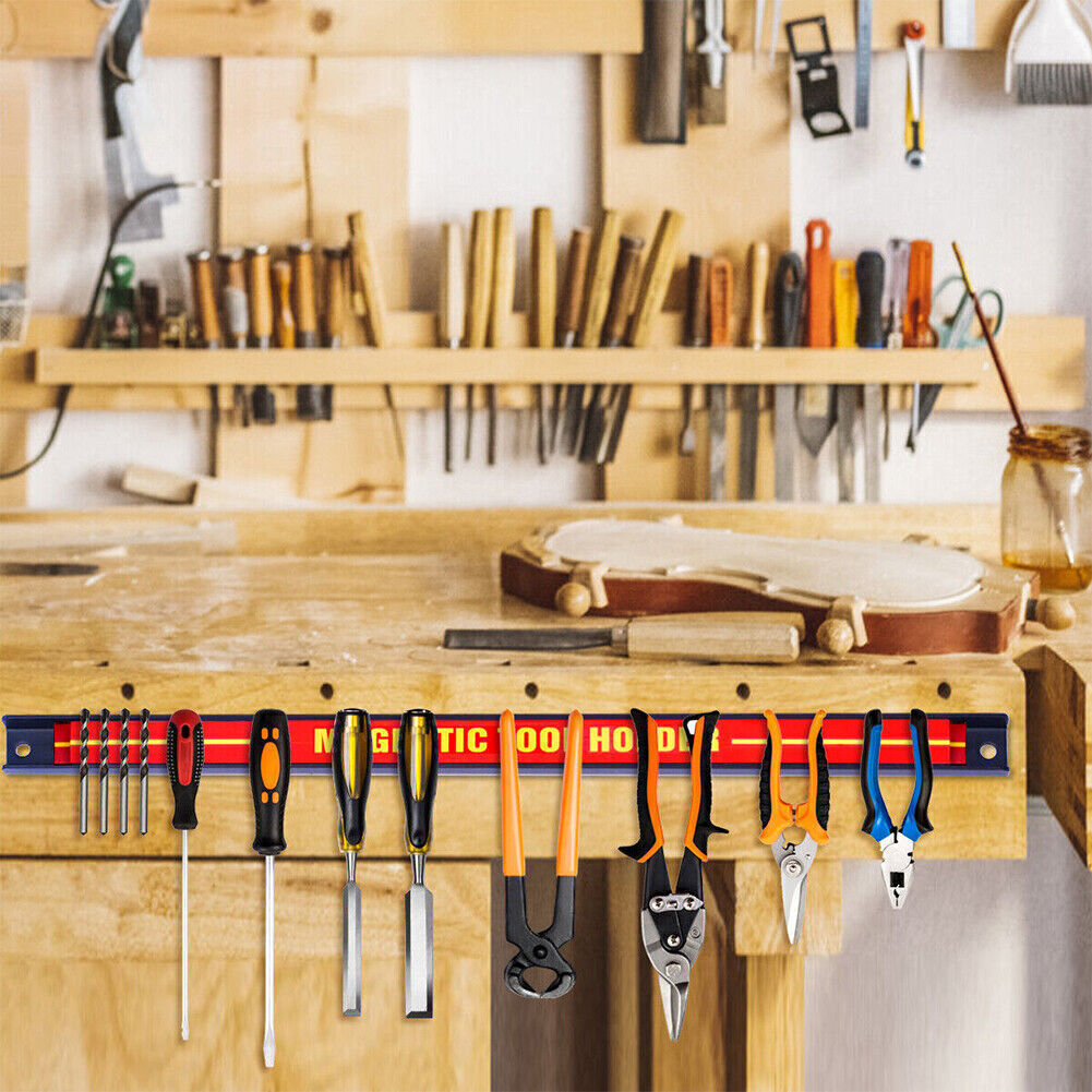 6x18 Heavy Duty Magnetic Tool Bar Storage Holder Rack Garage Wall Holder Strips photo 6