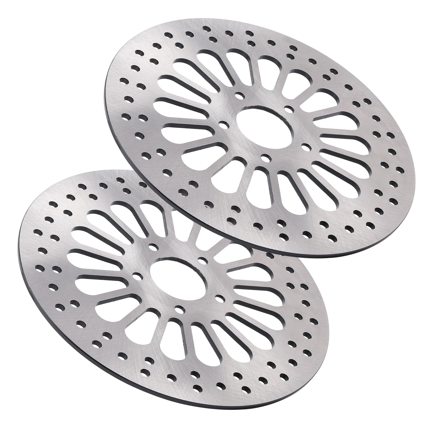Pack Of 2 11.8IN Front Brake Rotors For H Arley Touring Road King Electra Glide photo 1
