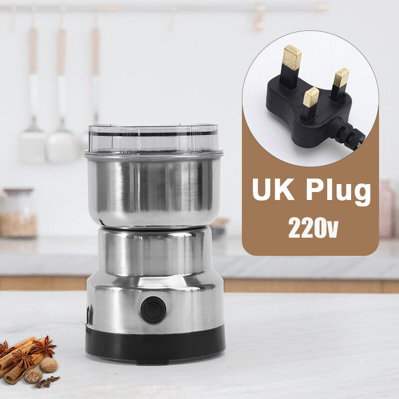 Electric Coffee Grinder Grinding Milling Nut Bean Spice Matte Blade Blender UK photo 5