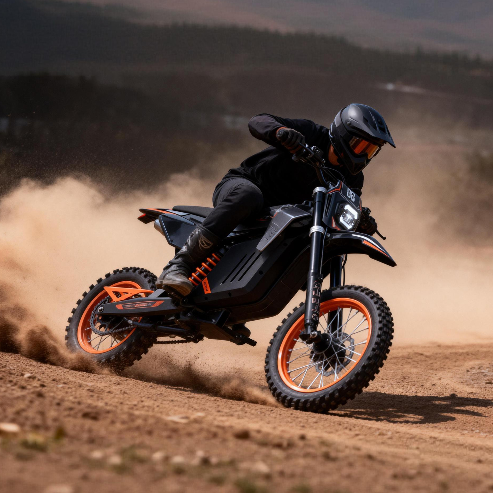 Y88 14 Inches Wheel Off Road Eletric Motorcycle With 3000W Power Motor photo 5