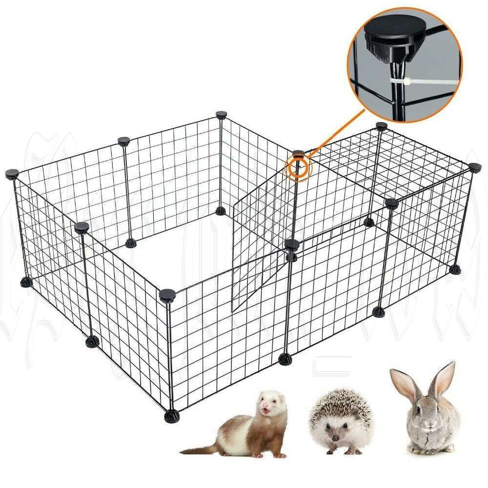 Pet Dog Playpen Enclosure 10 Panel 14in Puppy Exercise Cage Fence Play Pen AUS photo 5