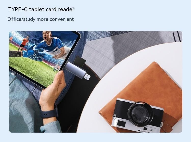 Multi-function In One Large Sd Memory Card Conversion Tf  Type-c Computer Card Reader photo 5