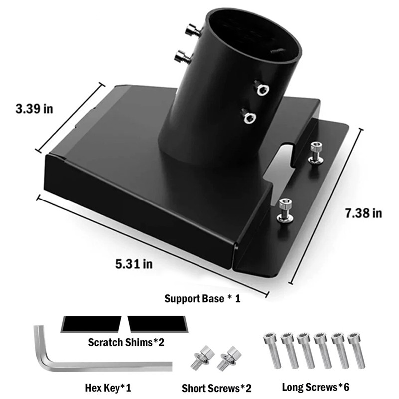 For Starlink Gen 3 Pipe Adapter Tube Pole Mount Kit For 40mm Round Tubes Use photo 6
