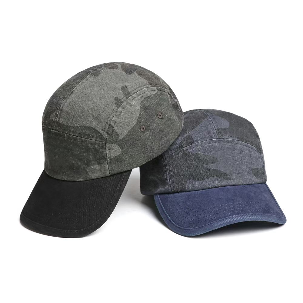 American-style Vintage Patchwork Washed Distressed Baseball Cap, Five-piece Short Brim Hip-hop And Artsy Casual Hat photo 6