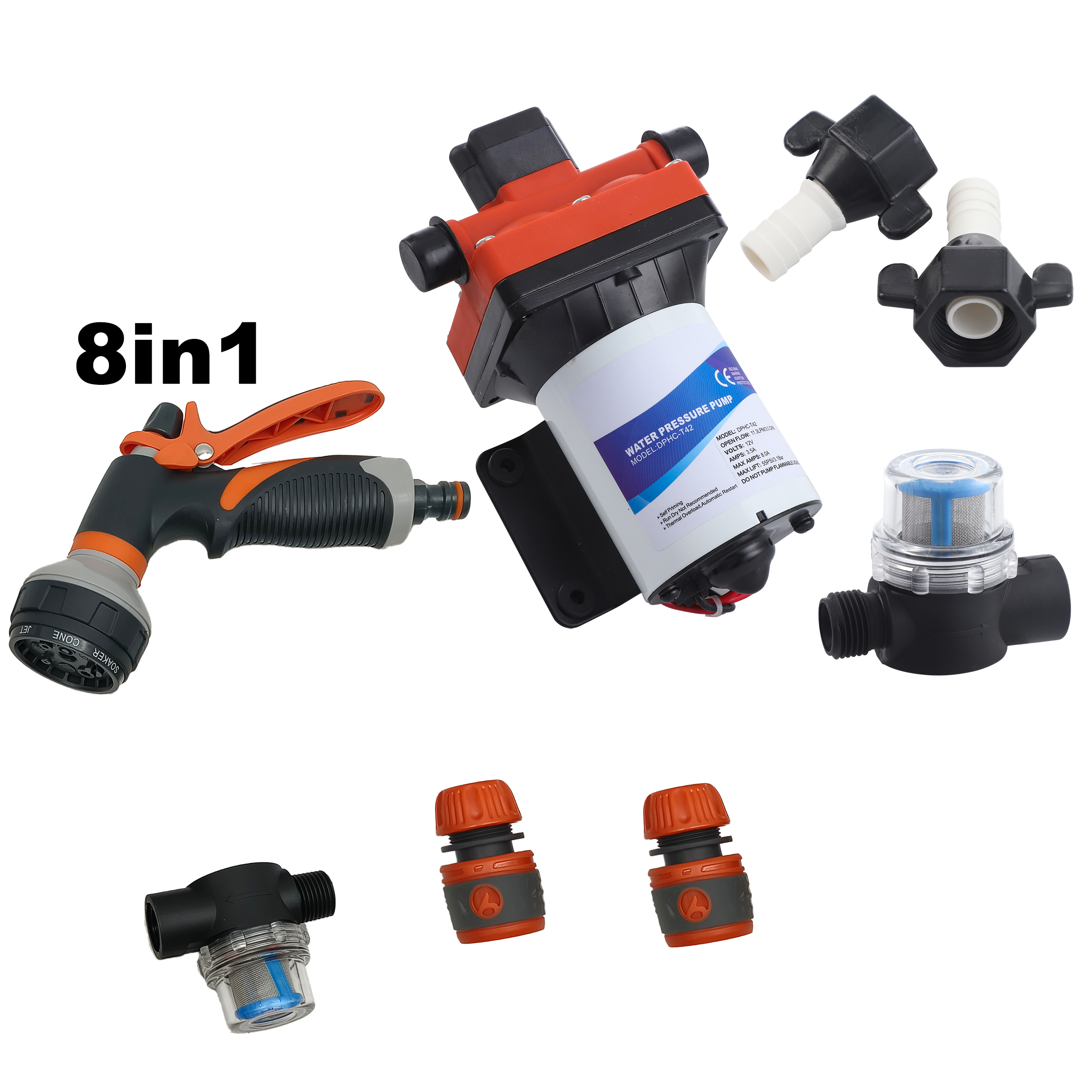 RV  12V Water Pump 55PSI 11.3LPM For Caravan Motorhome Camper Boat photo 1