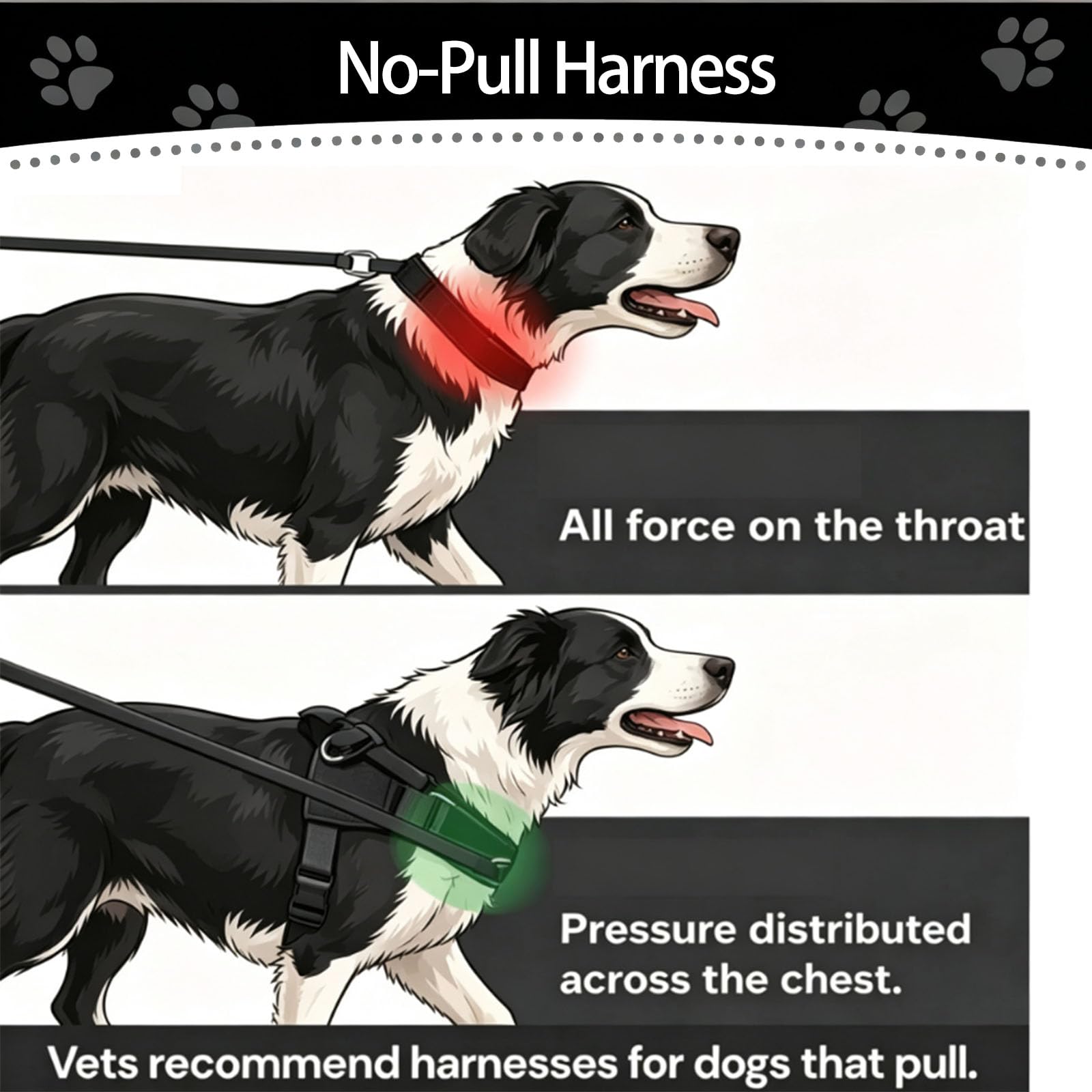 No-Pull Harness,No Pull Dog Harness With Soft Padded Handle Reflective Adjustable Breathable Mesh Pet Vest,Easy On-Off Soft Padded Harness,Easy For Training Walking For Dogs Of All Size photo 3