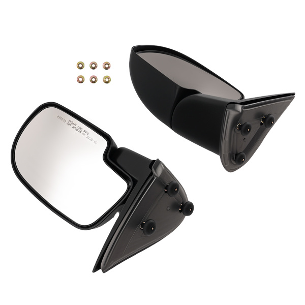 Black Side Mirrors Fit For Chevrolet Silverado GMC Sierra 1500 2500 99-07 15037957 photo 6