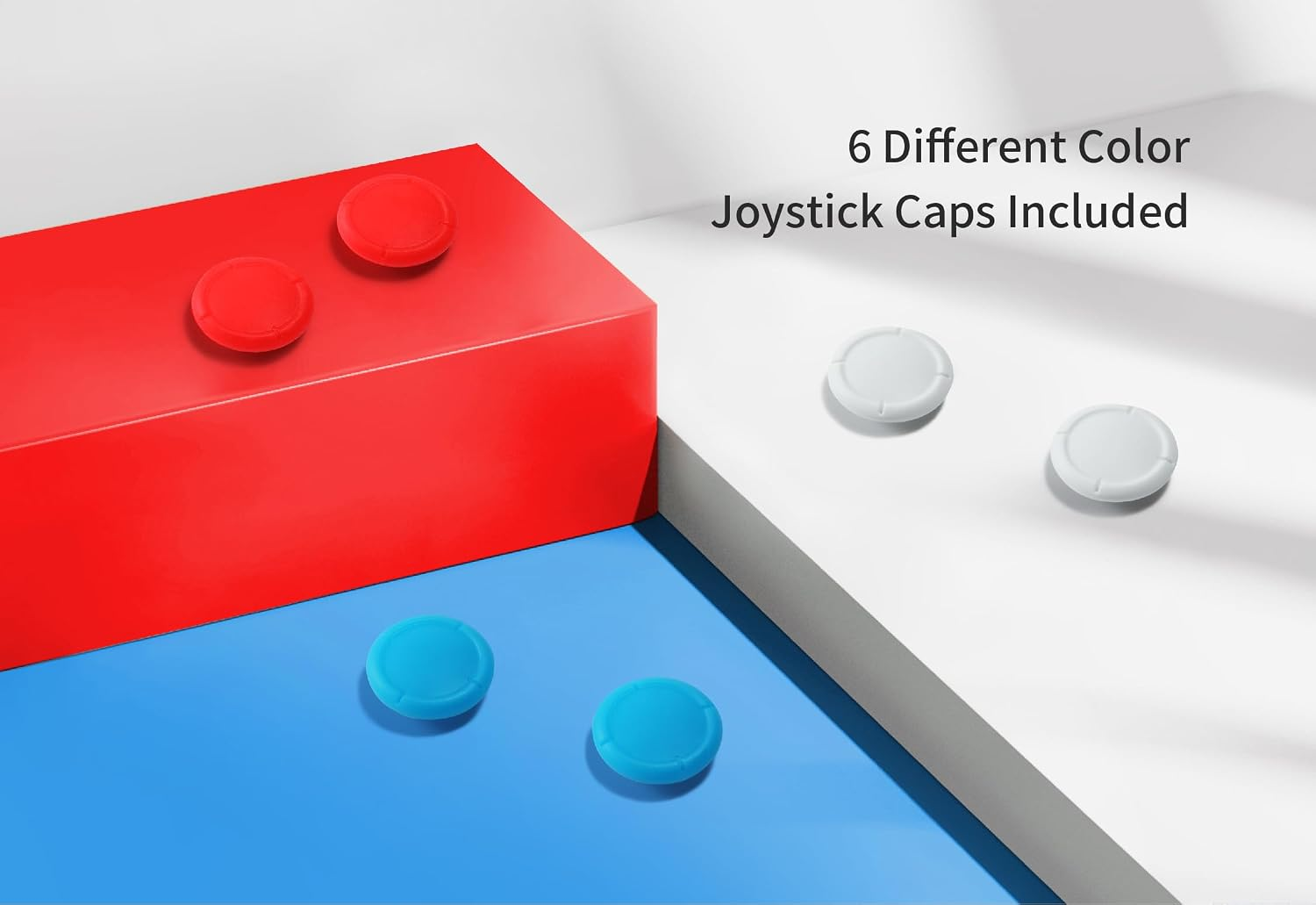 TMR Joystick Replacement For Joycon, No Drift, High Precision, 4Pcs TMR Electromagnetic Joystick With Repair Kit 4 Colors Thumbstick Caps, Compatible With S Witch OLED Lite photo 5