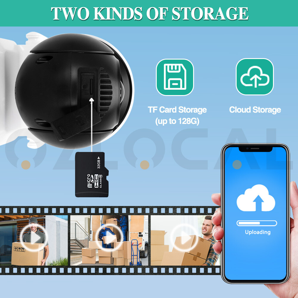 Solar Security Camera Battery Powered Outdoor Wireless WiFi IP CCTV PTZ Camera photo 8
