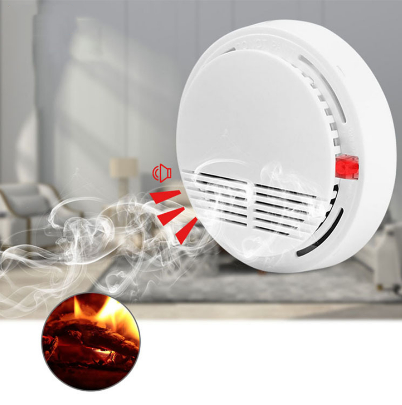 Smoke Alarm Detector Home Fire Safety Sensor Alert Battery Included photo 1