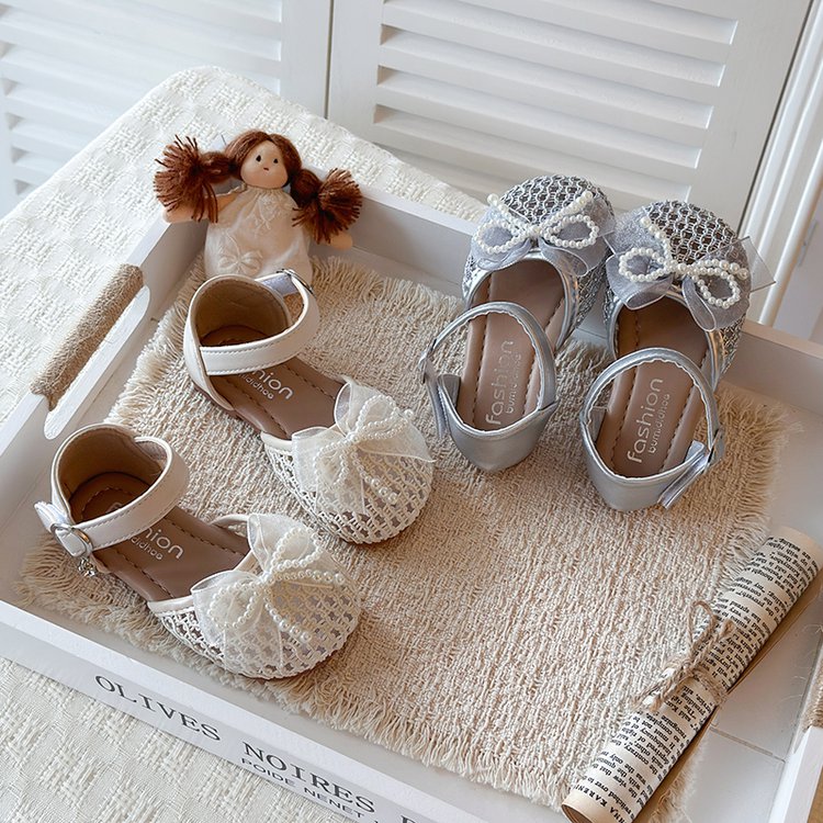 Summer New Transparent Mesh Princess Shoes With Soft Toe And Mesh Mesh Bow Sandals photo 7