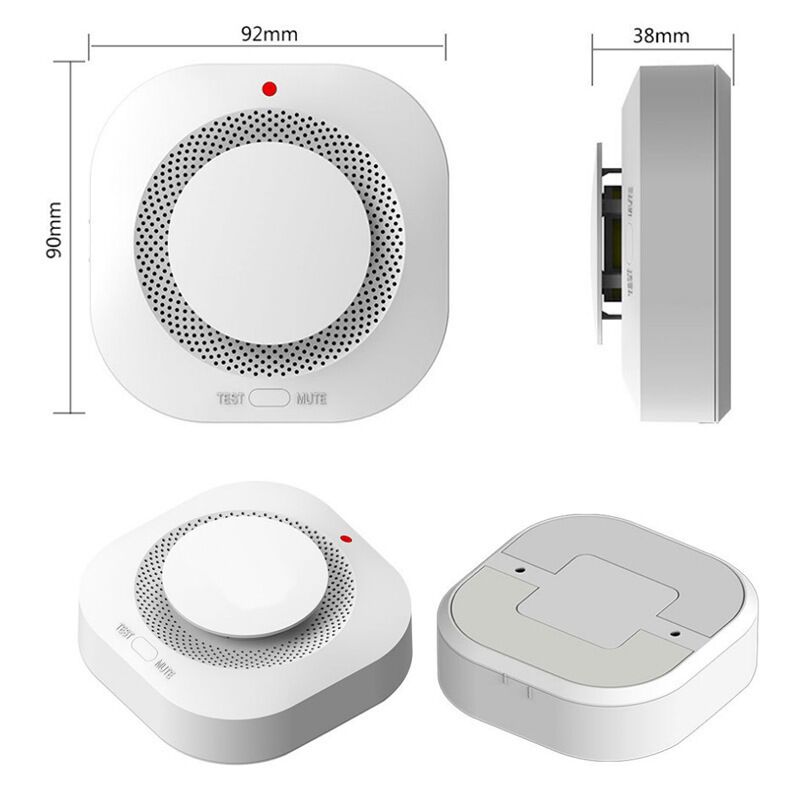 4 Pack Smoke Alarm Fire Protection Home Security System Smoke Alarm photo 2