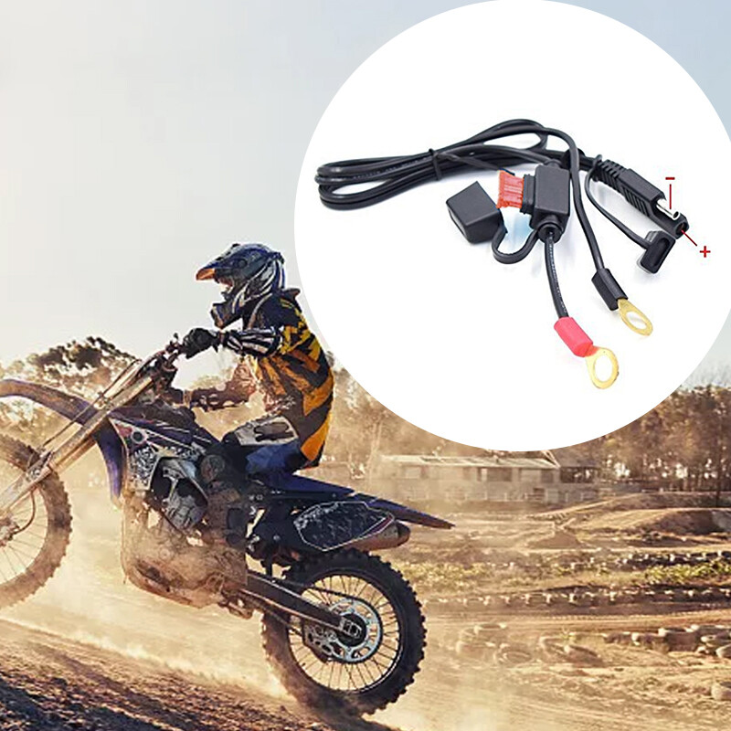Motorcycle Bike Fused Battery Charger Lead  SAE Connector For Battery Charger C photo 5