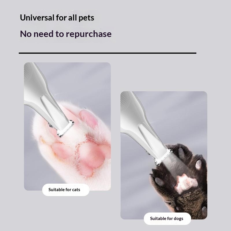 Whole-Body Washable Cordless Low-Noise Pet Grooming Clipper, Paw Trimmer For Cats photo 3