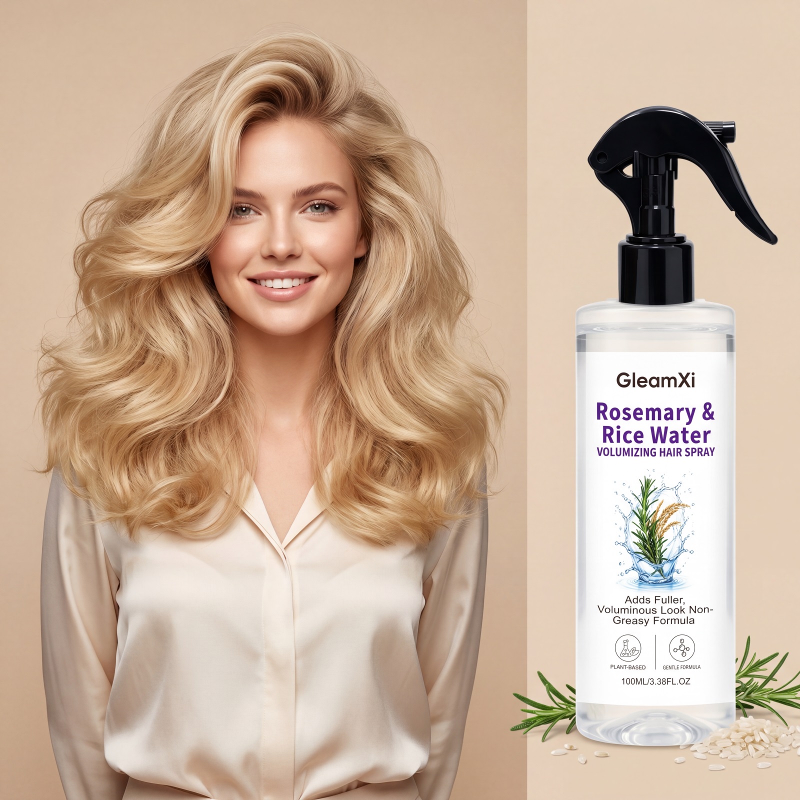 Rosemary Rice Water Hair Spray 1 0 0ml-box photo 4