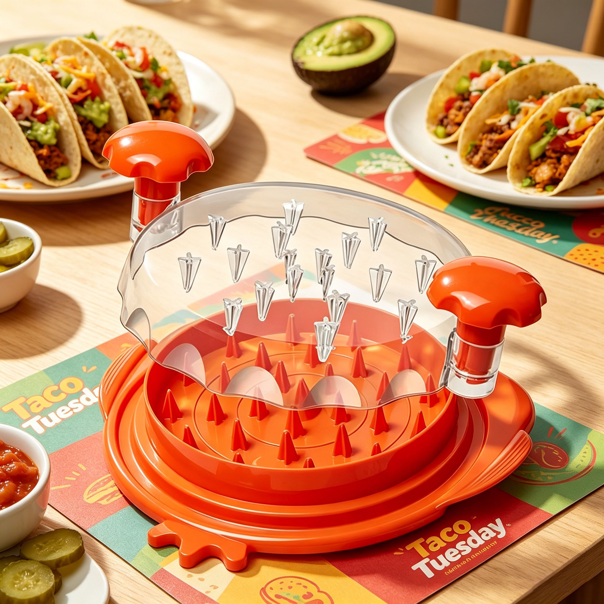 Chicken Shredder Tool Plastic Manual Twist Anti-Slip Handheld Meat Shredder For Kitchen Home BBQ Salad Pulled Pork Chicken Beef Cooking Meal Prep Sandwich Taco Burrito Restaurant Party Catering photo 8