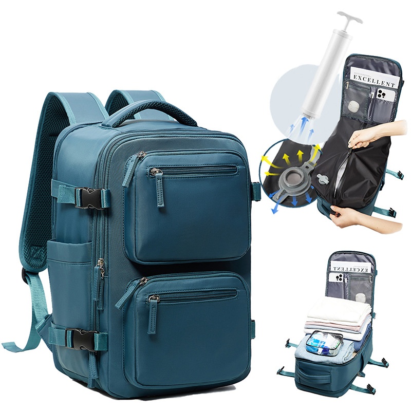 Vacuum Compression Backpack, Budget Airline Boarding Travel Bag, Large Capacity Business Computer Bag, Lightweight photo 6