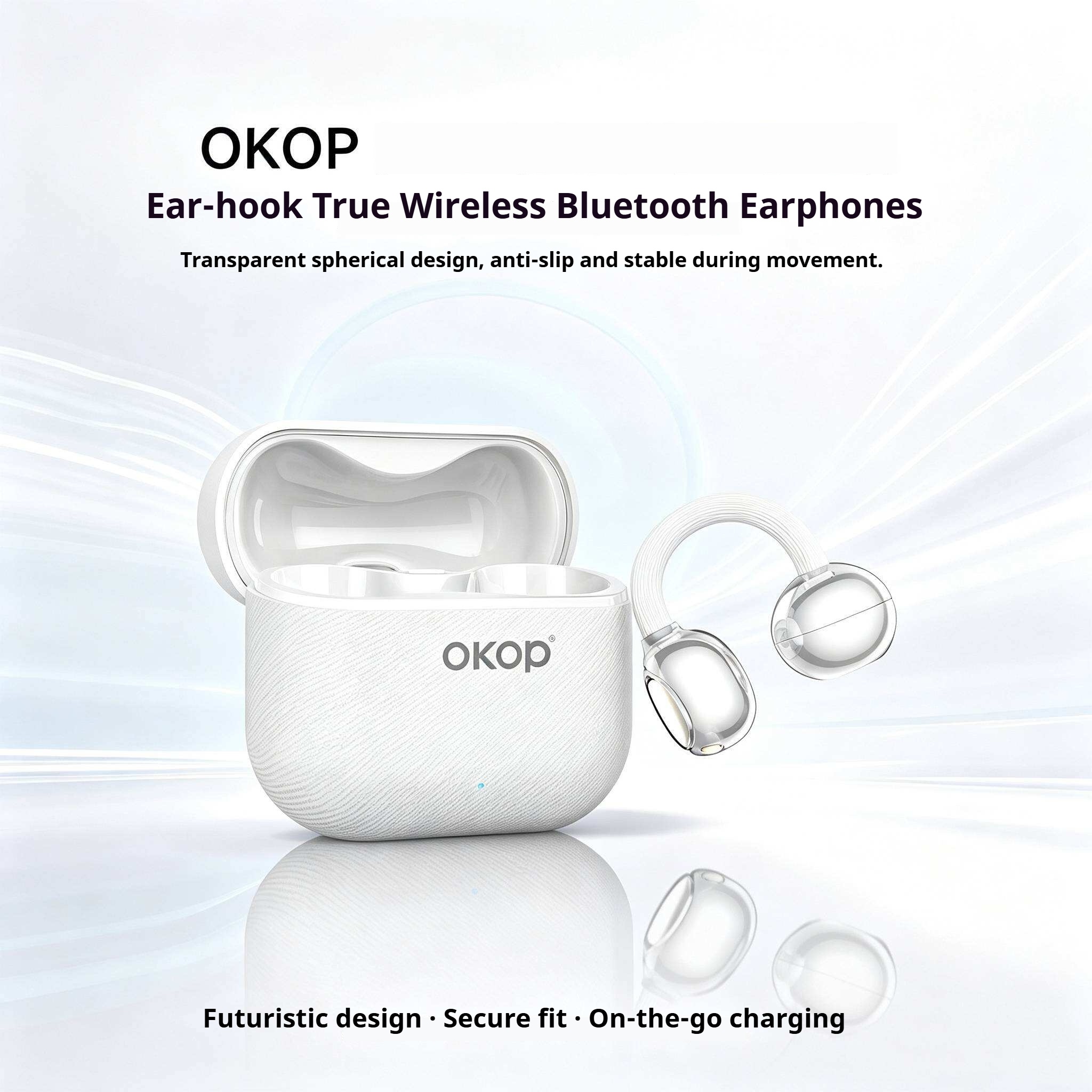 KP-224 Best-selling Wireless Bluetooth Ear-clip Headphones Low Latency High Sound Quality Suitable For Music Gaming Factory Stock Available photo 6