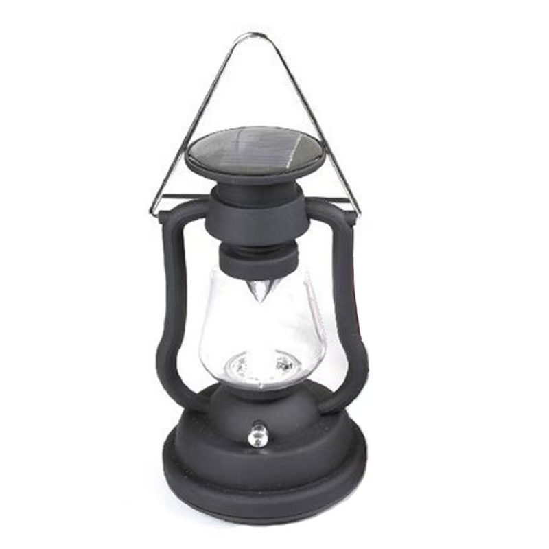 Hand-crank Charging Solar Camping Lantern, Antique-Style Horse Lamp, Outdoor Tent Light, Portable Handheld Camping Lamp, Vintage Horse Lantern photo 3