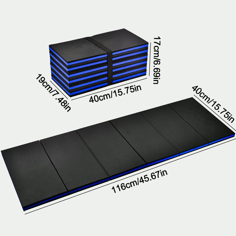 3in1 Mechanics Mat Large Garage Kneeling Laying Foam Work Mat Folding 25mm Thick photo 7
