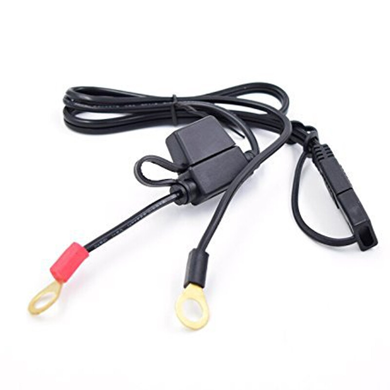 Motorcycle Bike Fused Battery Charger Lead  SAE Connector For Battery Charger C photo 6
