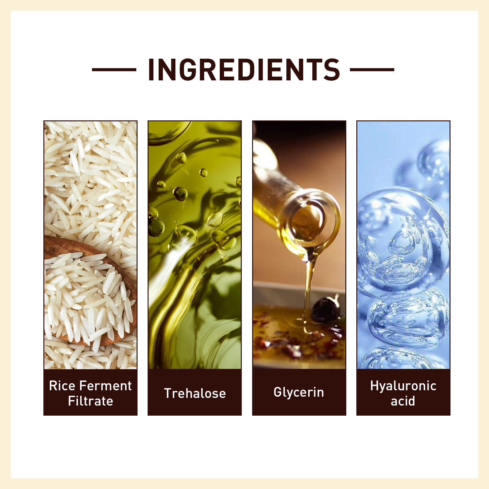OUHOE Rice Anti Wrinkle Essence, Repairs Skin Moisturizes Firms Whitens photo 6
