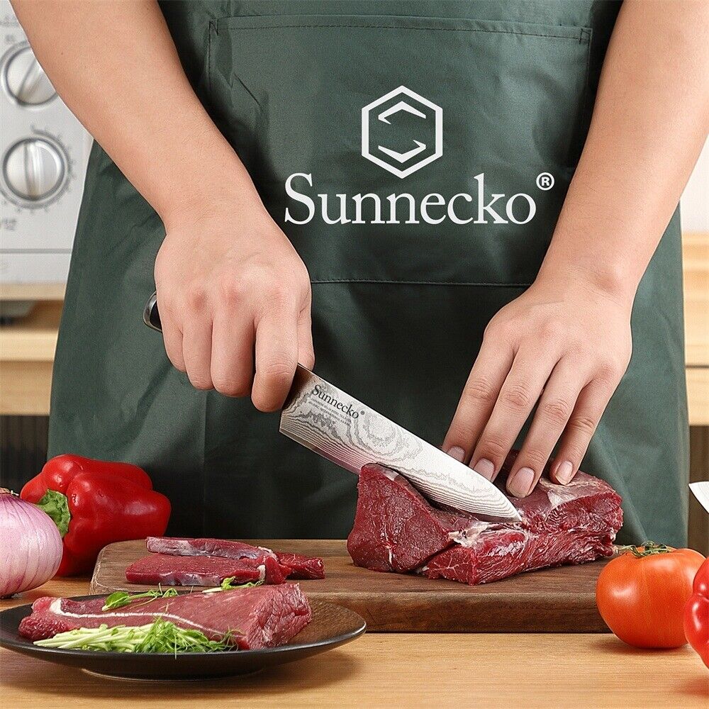 Chef Knife 6.5 Inch Kitchen Cutlery Japanese Knife Damascus Steel Meat Cleaver photo 5