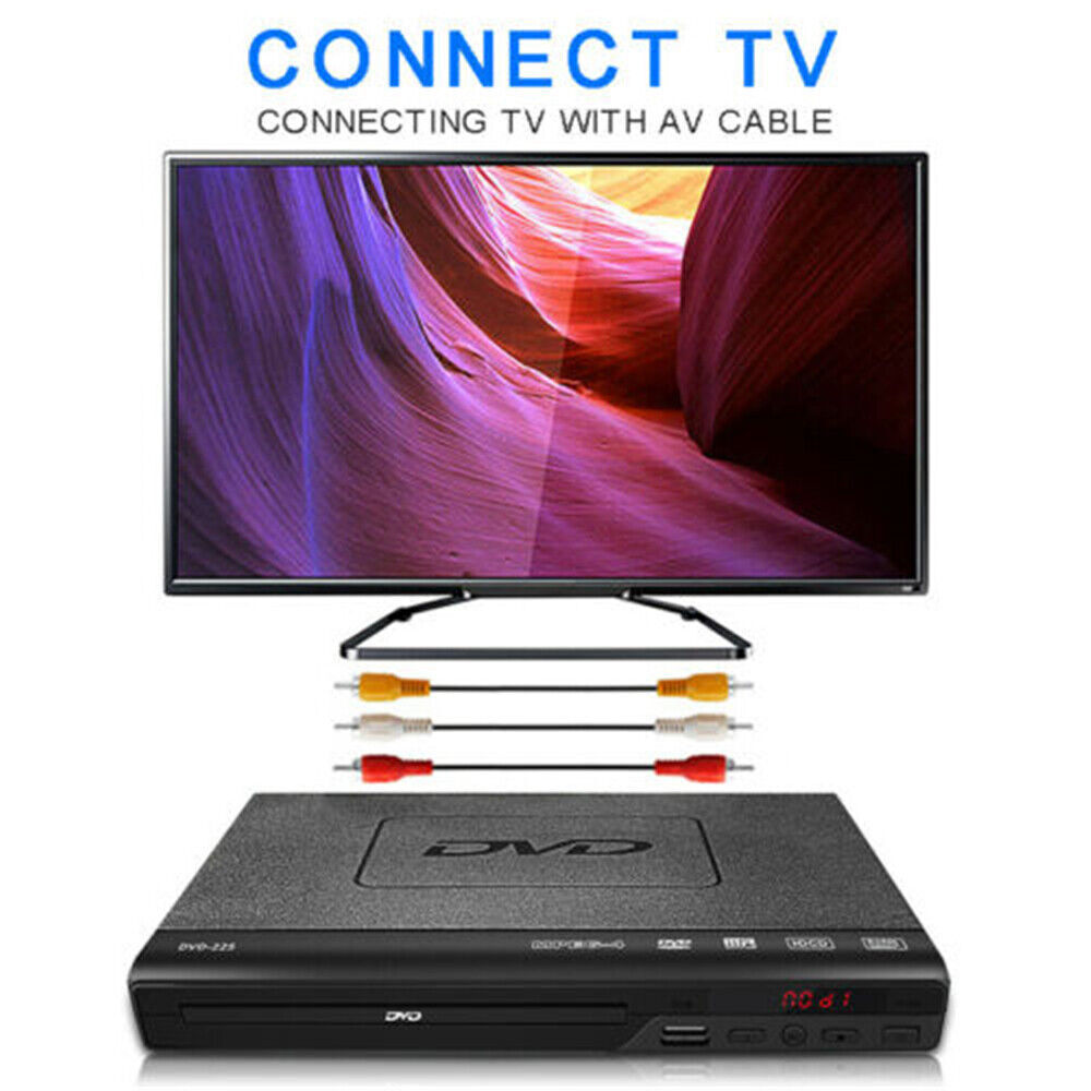Compact DVD Player  Multi Region  HDCD CD VCD  Music Disc Upscaling USB With Remote Control Note No HDMI Port photo 7