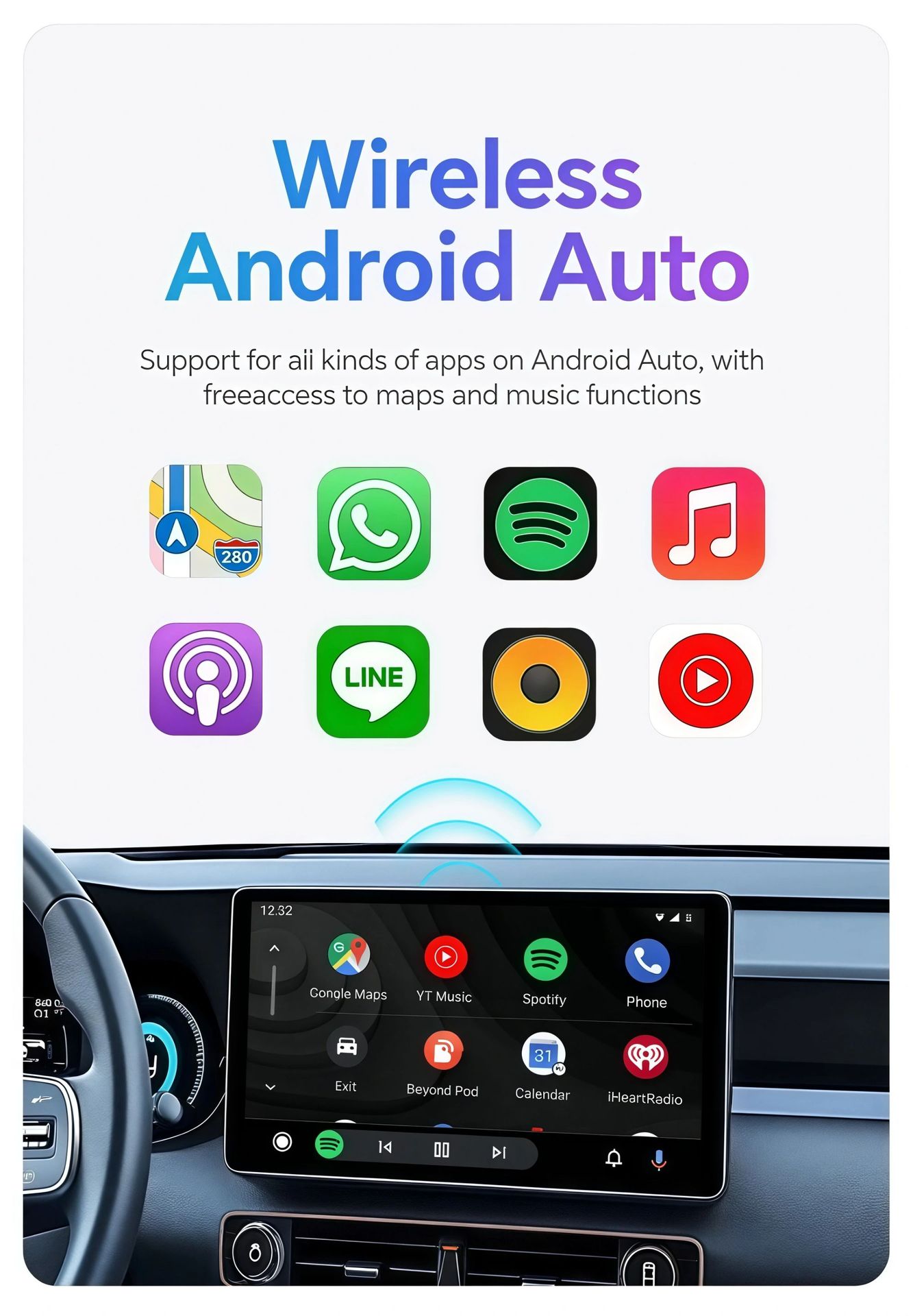 Wireless CarPlay Box, Android Auto 2-in-1, Car Connectivity & Screen Projection photo 7
