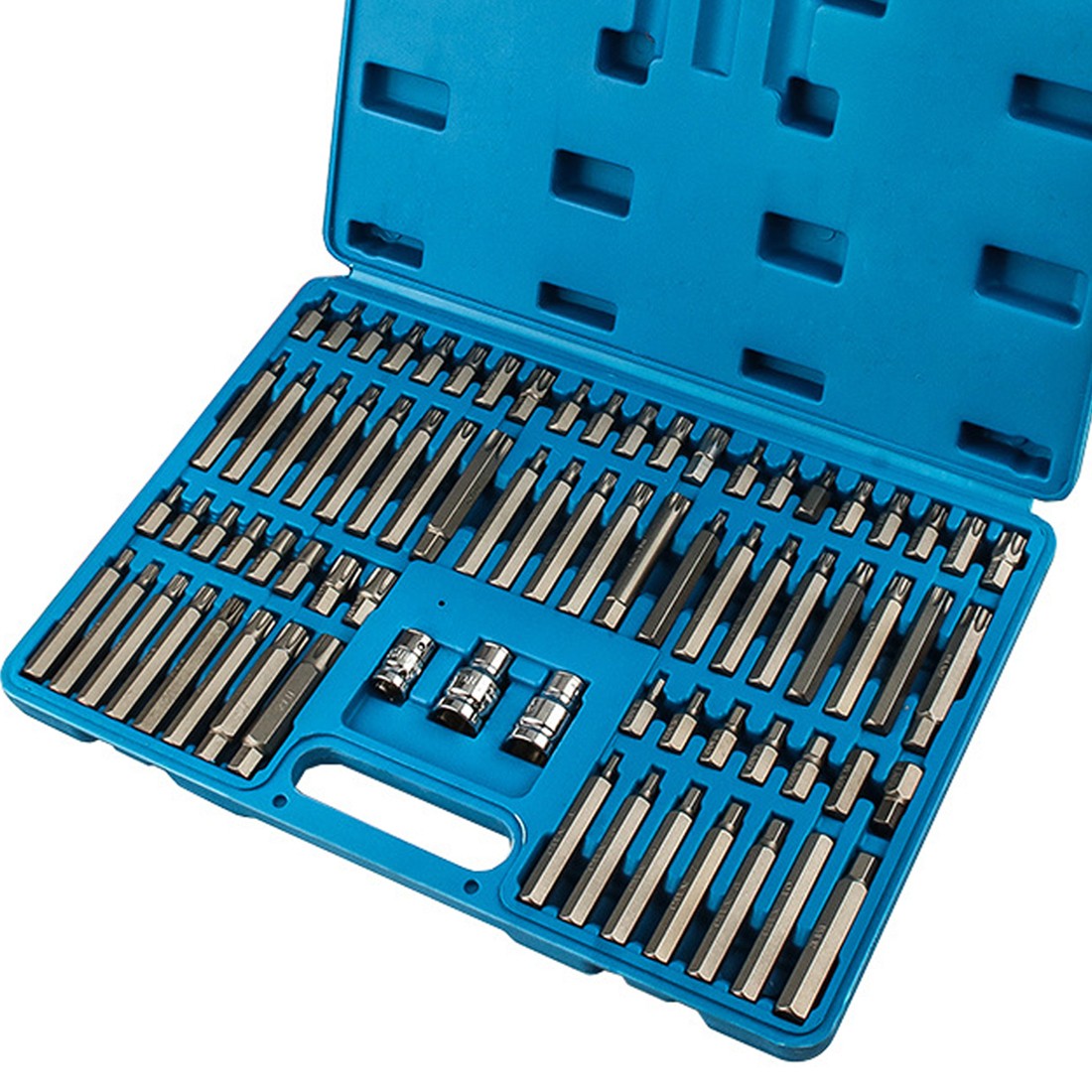 NEW 75Pcs Hex Torx Star Spline Ribe Socket BIT Set photo 6