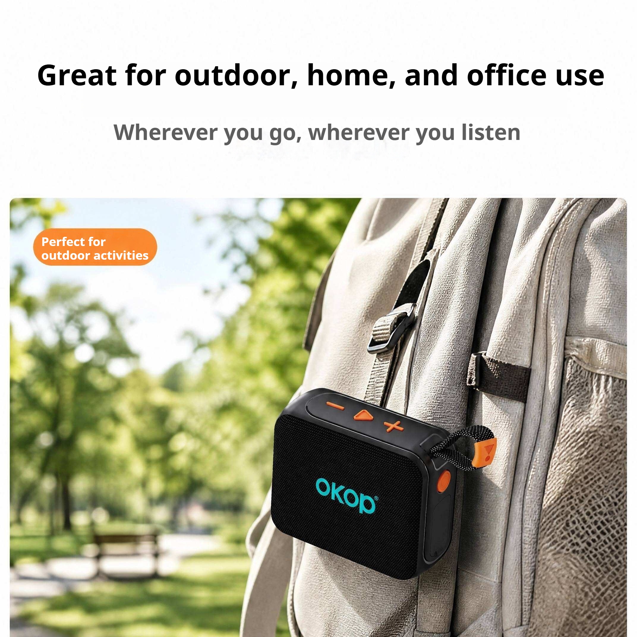 KP-852 Best-selling Wireless Bluetooth Speaker Portable Handle RGB Lighting Long Battery Life Suitable For Outdoor Use Factory Direct Stock photo 4