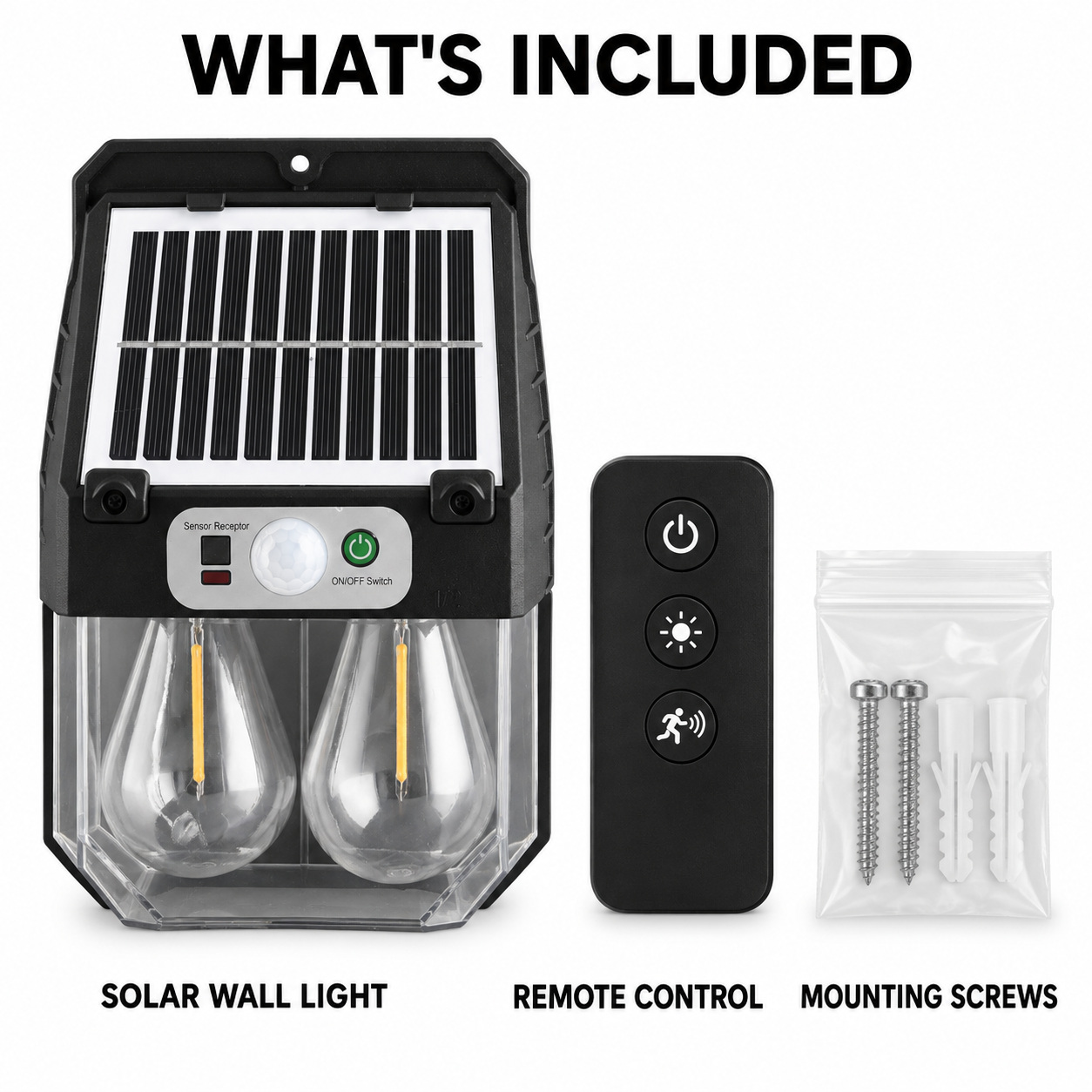 Solar Powered Rechargeable Motion Sensor LED Work Light 1200mAh For Auto W7116 2 0 8W photo 7