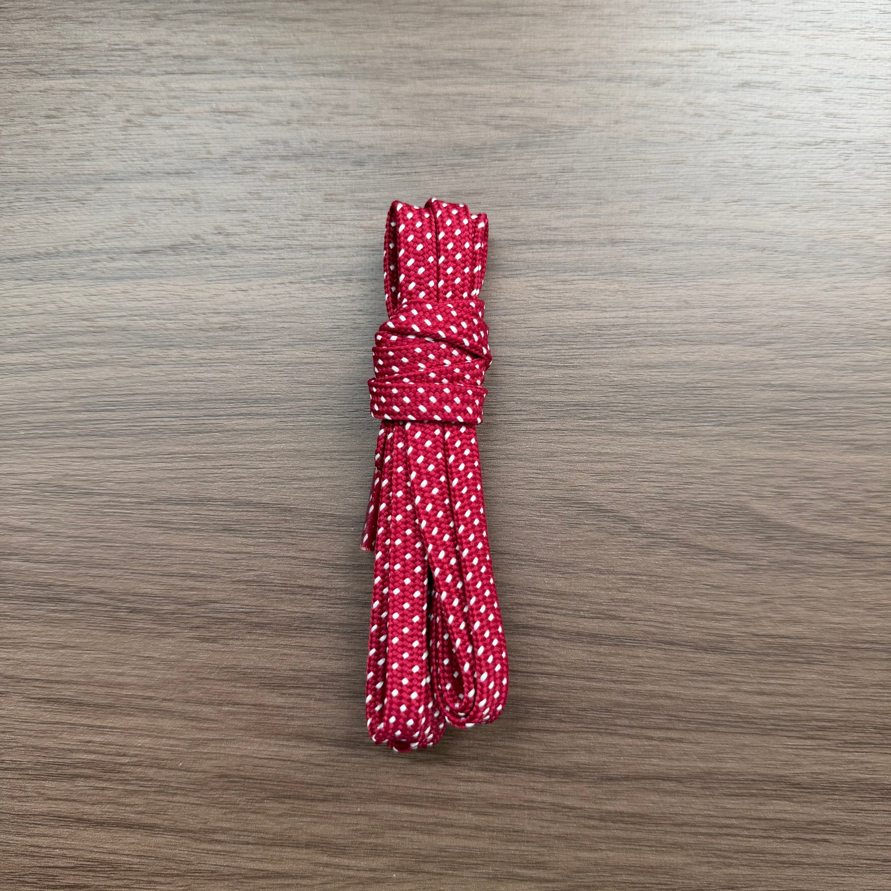 Flat Ribbon Colorful Diagonal-Dot Shoelaces photo 4