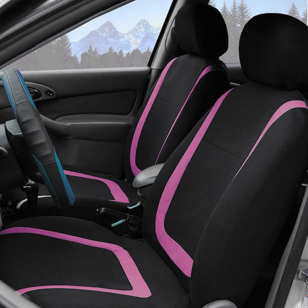 2 Front Car Seat Covers, 2mm Thick, Classic And Durable, Suitable For Small, Medium, And Large Cars, SUVs, And All Seasons photo 5