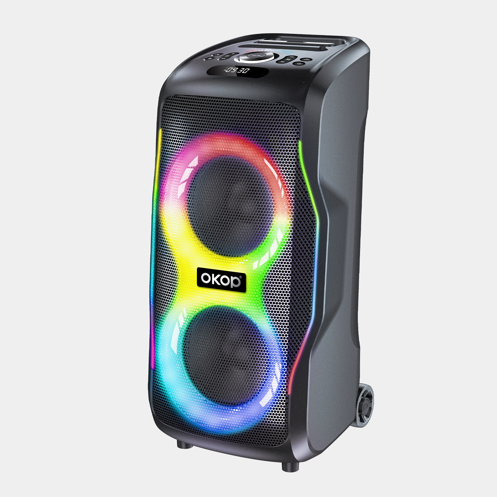 KP-8015 Best-Selling Bluetooth Speaker New High-Power 120W Outdoor Model With Dual Microphones Long Battery Life And Karaoke Functionality In Stock photo 5