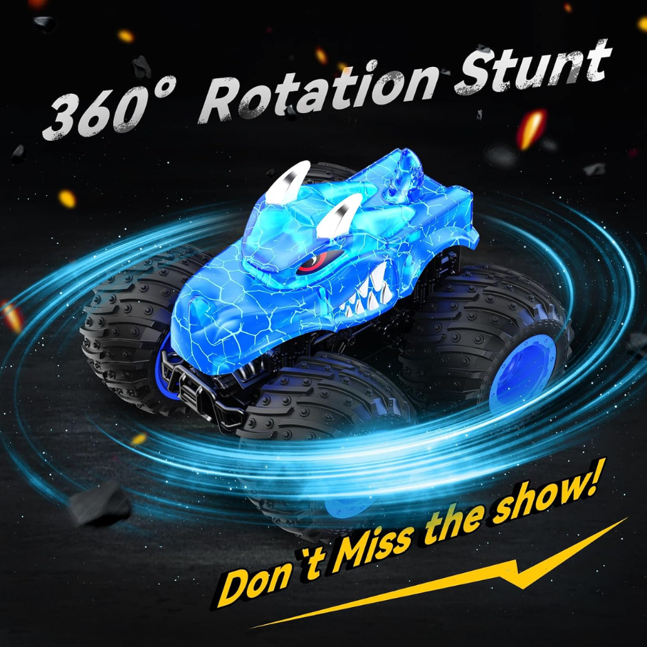 Remote Control Car, 2.4GHz Monster Trucks Toys With Light Spray, Birthday Gift photo 4