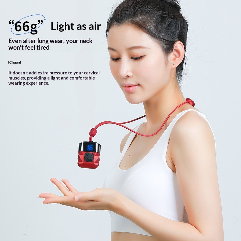 Pendant Cervical Vertebra Massage Instrument Pulse Hot Compress Cervical Vertebra Massage Portable Neck Cervical Vertebra Massage Instrument Cross-border Cervical Vertebra Instrument photo 3